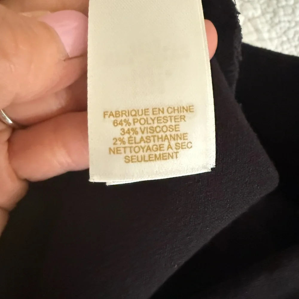 Kate Spade Black Trousers with Bow detail size 4